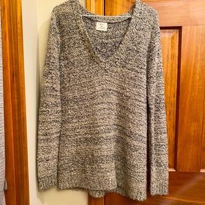 Pins and Needles Oversized Grey Sweater